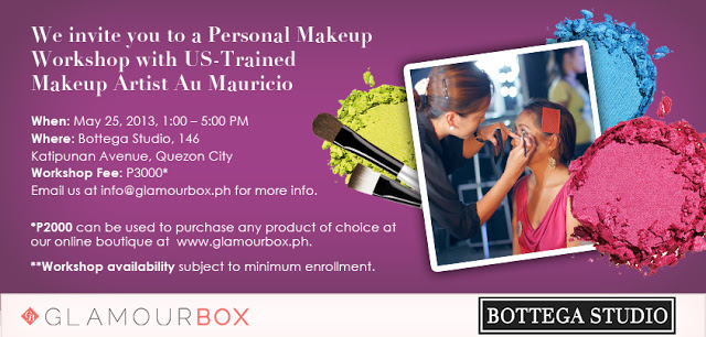 Glamourbox Invitation to Au Mauricio’s Makeup Workshop!