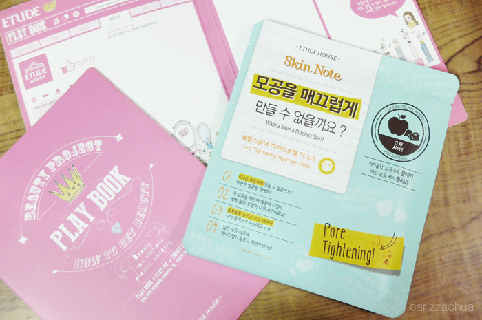 Etude House Skin Note Hydrogel Masks